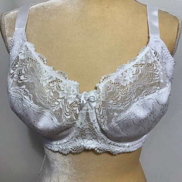 Dorina NWT White Philippa Wire Bra Women 42D - Picture 4 of 10